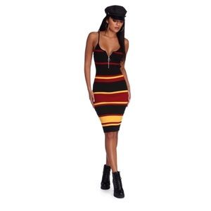 Boycon thick material dress